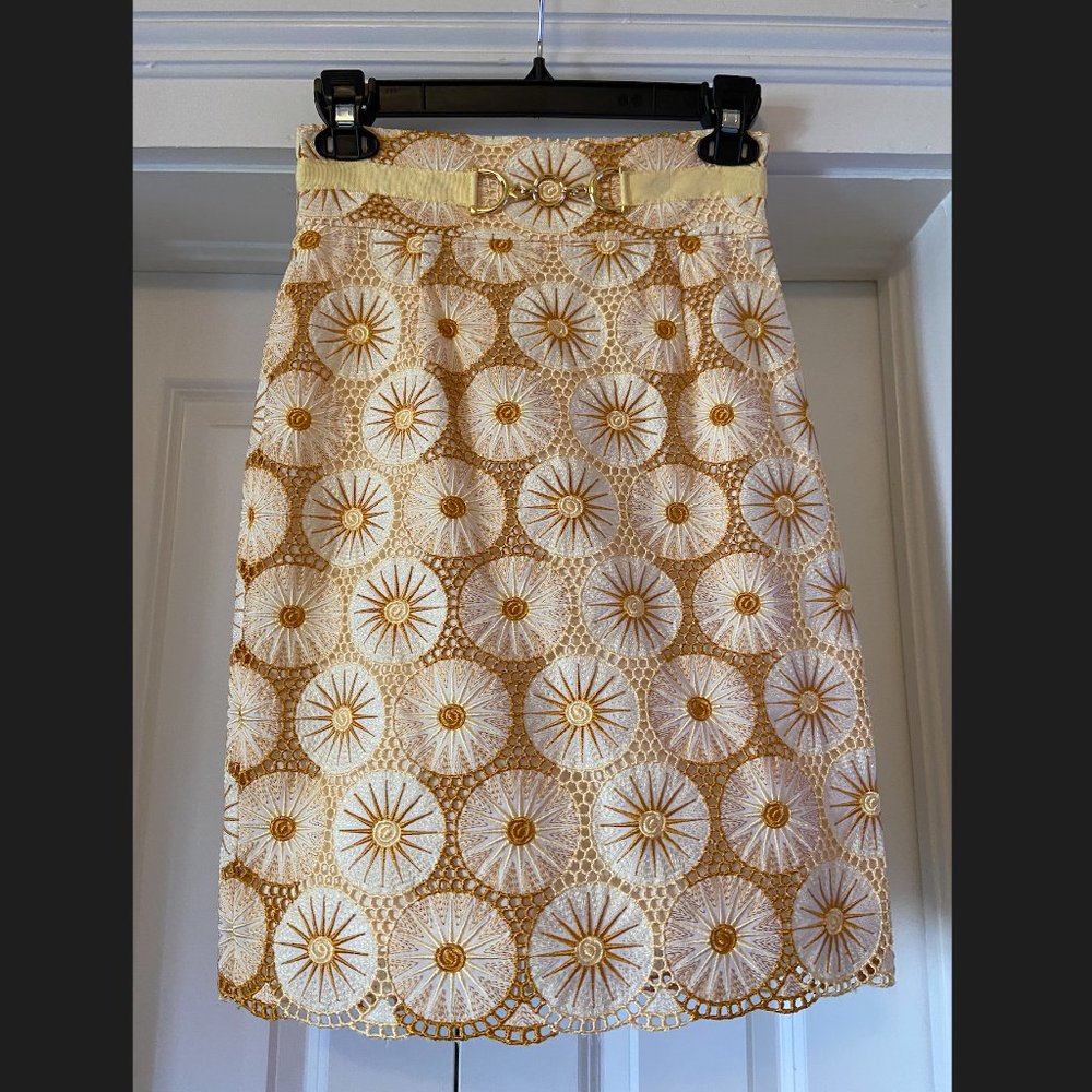 Antonio Melanie Lace Pencil Skirt